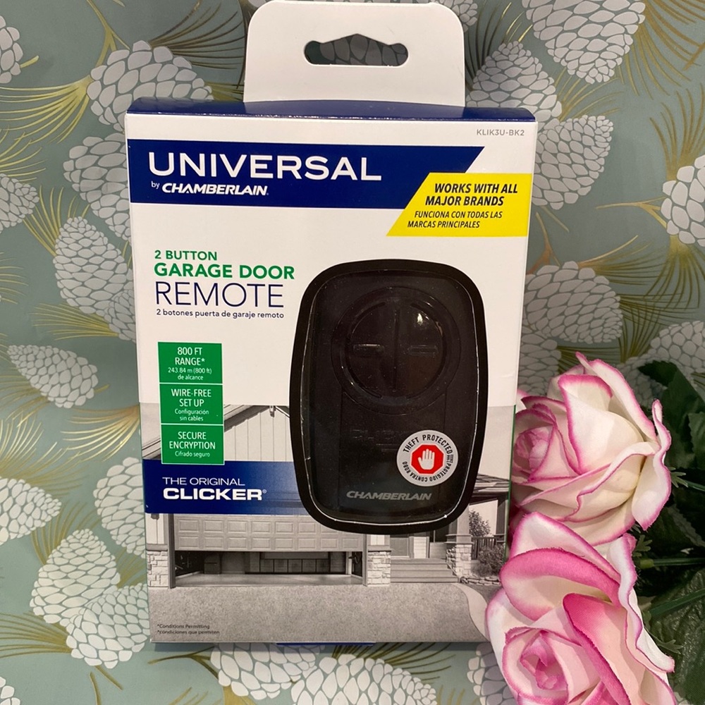 Chamberlain Universal Two Button Garage Door Remote Clicker